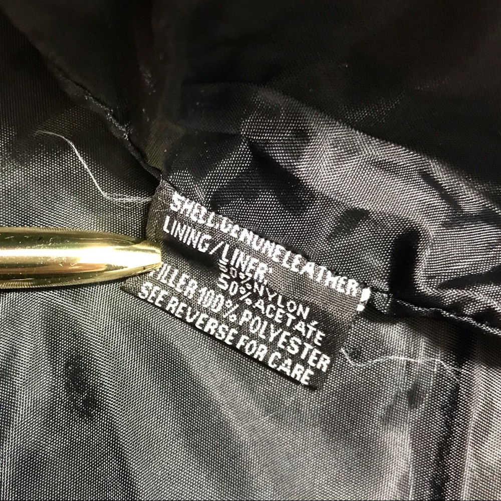 NWOT Leather Moto Jacket - Picture 5 of 8